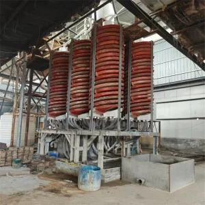 Fiberglass Gravity Spiral Chute Spiral Separator Concentrator for Sand Placer Alluvial Gold