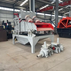 Fine Sand Recycling Rotary Dewatering Machine Vibrating Screen with Motor and Pump for Ore and Sand Washing Energy Conservation