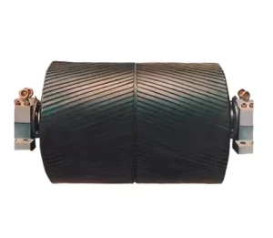 Flame Retardant Rubber Lagged Drive Conveyor Drum MSHA Approved Underground Coal Mine Equipment