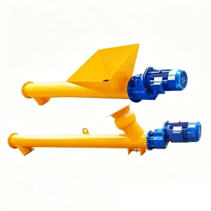 Fly Ash Dry Powder Granule Automatic Auger Feeder Concrete Mixing Plant Tube Screw Conveyor Cement