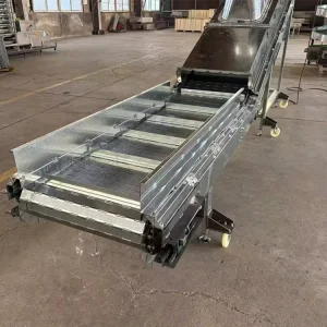 Food Grade SS304 Stainless Steel Chain Plate Conveyor for Processing Vegetable Dehydration Cooling Line