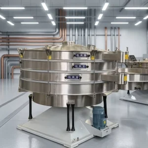 Food Grade SUS304 Circular Swing Sieve Automatic Multi-layer Powder Screening Separator GMP Standard