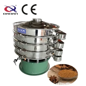 Food Grade Small Vibrating Screen Industrial Vibration Sieve for Food Processing Mineral Separation