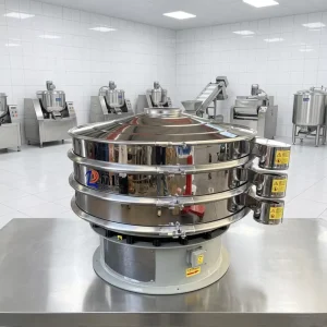 Food Grade Stainless Steel Vibrating Screen for Flour Powder Circular Vibro Sieve Shaker Sifting Machine Manufacturer