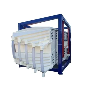 Food Grade Wheat Flour Linear Screening Machine Anti Clogging Square Sieve with Pure Copper Motor
