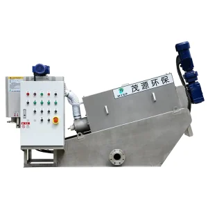Food and Drink Industry Screw Press Sludge Thickener Dewatering Machine