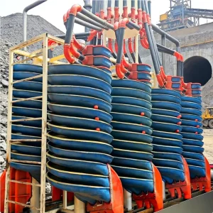 For Mineral Processing High Recovery Gravity Spiral Chute Equipment Mining Spiral Separator