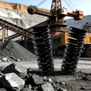 For Vibrating Screen Spare Parts Heavy Duty Industrial Machinery Wear Resistant Mining Steel Spring
