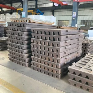 Forged Jaw Plate High Manganese Steel Wear Parts Swing Fixed for Gold & Lithium Ore Mining