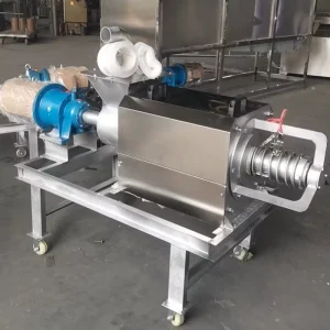 Full Automatic Screw Press Dewatering Machine High Productivity 20-30m/h Motor Animal Manure Solid Liquid Separation Equipment
