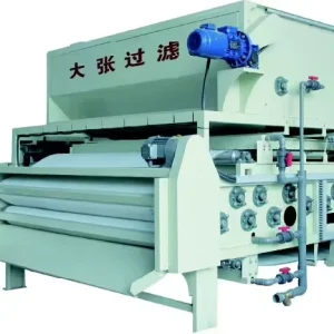 Full Automatic Three Belt Sludge Thickening Dewatering Machine Continuous Belt Filter Press