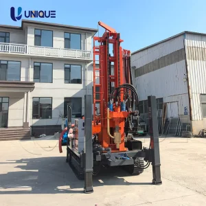 Full Hydraulic 260m Deep Mine Engineering Machine 200m Borehole Water Well Drilling Rig