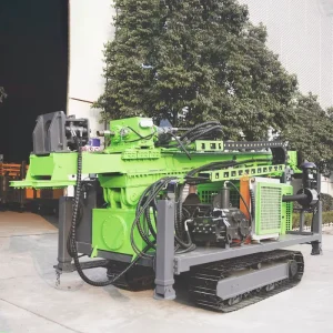 Full Hydraulic Diamond Drilling Rig Caterpillar Track Mobility Pump Included for Geological Gold Mining Exploration 2000m