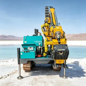 Full Hydraulic Diesel Portable Wireline Diamond Core Drilling Rig with 1100m Max Depth for Lithium Gold Mineral Exploration
