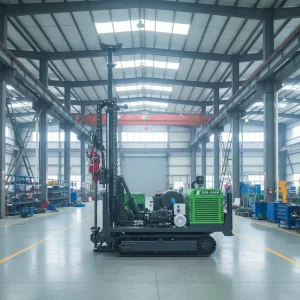 Full Hydraulic Diesel Powered Motor Rope Core Exploration Drilling Rig 1200 Meter Deep Diamond Core Mining