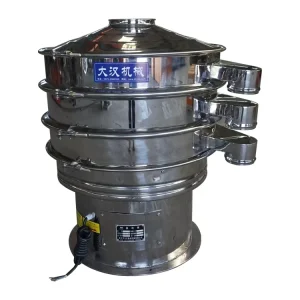 Full Stainless Steel 2 Layer Rotary Vibrating Sieve 800mm Diameter Multi Deck Screening Machine for Industrial Separation