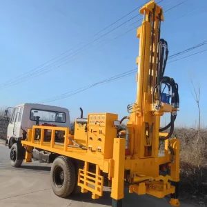 Full Truck Mounted Water Well Drilling Rig with Engine and Motor High Depth Drilling Equipment