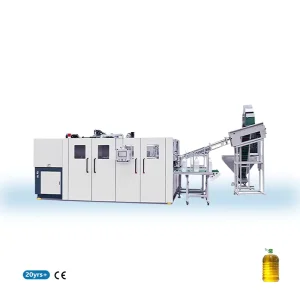 Fully Automatic 5 Gallon Water Bottle Making Machine PC Material 19L Barrel Blow Molding Equipment