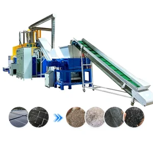Fully Automatic Solar Panel Recycling Line PV Module Dismantling Crushing Separating Equipment