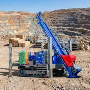 Fully Hydraulic Diesel Engine Wireless Remote Control Hard Rock Drilling Rig Dual Power Head Rope Coring Core Drilling Rig