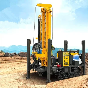 Fully Hydraulic Pneumatic Crawler Type Dual Purpose Water Well Drilling Rig Gas Core Geological Mining Drilling Machine
