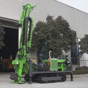 Fully Integrated 1000m 1200m Diamond Borehole Drilling Machine Hydraulic Diesel Engine Rig Gearbox Motor Pump Caterpillar Track