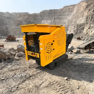 Fully Mobile Crawler Jaw Crusher Hydraulic Drive Self-propelled Dual Power Diesel Electric for Open-pit Mining Stone Crusher