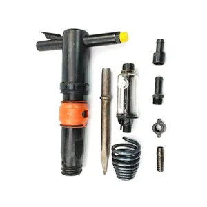 G20 Carbon Steel Air Pick Hammer Handheld Multi Purpose Pneumatic Rock Drill Jack Hammer for Ore Mining 1 Piece