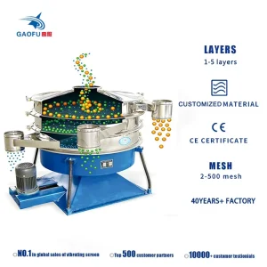 GAOFU Multi deck Sieve Tumbler Vibrating Screen Pepper Granule Sieving Spice Powder Sifter Hygienic Screening Machine