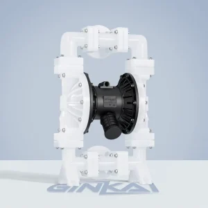 GK 1.5 Inch Plastic PP Pneumatic Double Diaphragm Pump AODD Air Pump for Solid Particles Grain Dirty Mining Water Transfer