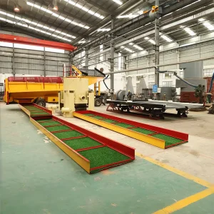 GMTS1555 Clay Gold Washing Machine Rotary Scrubber Trommel Screen Placer Gold Clay Wash Plant Alluvial Gold Drum Wash Separator
