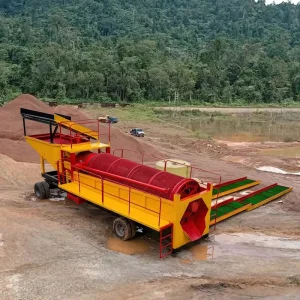 GMTS1555 Heavy Duty Gold Drum Screen Placer Rotary Wash Industrial Alluvial Gold Washing Machine Gravel Drum Screener Separator