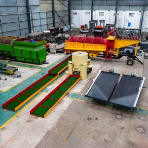 GMTS1555 Placer Gold Trommel Alluvial Gold Separator Machine Rotary Screen Wash Industrial Sand Wash Heavy Duty Mining Equipment
