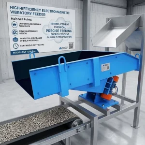 GZG Series Motor Vibrating Feeder PLC Control Custom Grizzly Bar Spacing for Bauxite Iron Ore Manganese Ore Screening