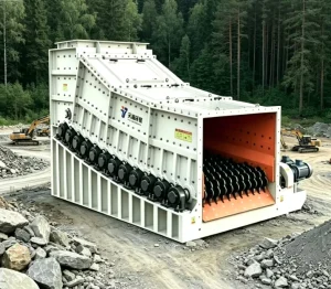 GZJS Series Heavy Roller Screen 6 Shafts with Motor & Gearbox for Ore Grading 15000KG