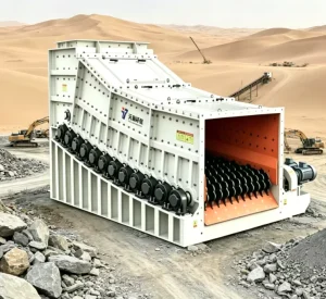 GZJS2424 Roller Screen 1600t/h with Motor Gearbox Bearing for Limestone Quarry Construction
