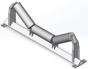 Galvanized Conveyor Idler Mining Machine Parts Anti-rust Mining Spare Parts Prompt Supply