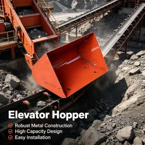 General Purpose Elevator Hopper Mining Machinery Parts Mining Conveying Accessories