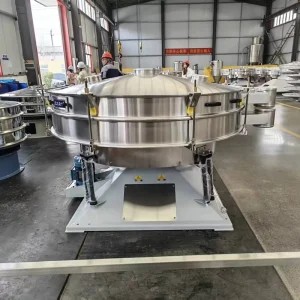 Gentle Action Motorized Tumbler Screening Machine Low Damage Swing Sifter High Efficiency for Food Processing Fragile Granules