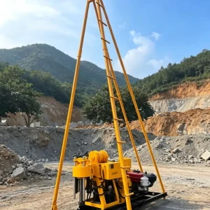 Geological Mining Core Drilling Rig 130m 150m 200m Portable Hydraulic Automatic Feed Diamond Bit Drilling Machine