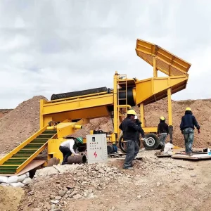 Gold Diamond Land Mining Equipment with Engine and Motor Core Components