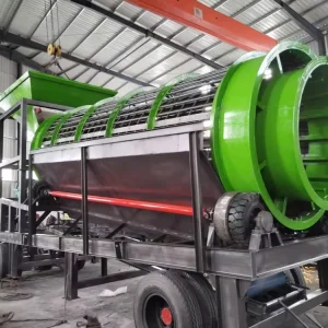 Gold Diamond Limestone High Screening Efficiency Gold Washing Plant Portable Trommel Screen