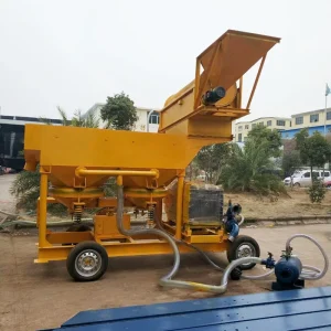 Gold Diamond Separator Machine Jig Concentrator with Trommel Screen Mobile Diamond Washing Plant in Stock