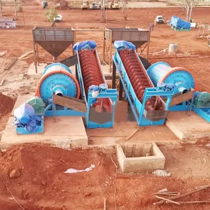 Gold Extraction Separator Washing Equipment Gold Beneficiation Production Line Complete CIL CIP Gold Ore Processing Plant