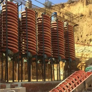 Gold Mineral Zircon Sand Separation Processing Plant BLL1200 Spiral Chute Concentrator