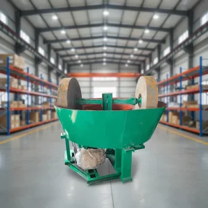 Gold Mining Double-wheel Water Mill Mining Equipment Quartz Sand Beneficiation Wet Mill 1400-type Tailings Grinding Equipment