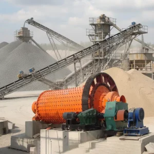 Gold Ore Ball Mill Engine Powered 1-12t/h Capacity for Mineral Processing and Gold Mining