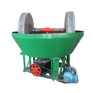 Gold Ore Grinding Machine Rock Gold Mixed Mercury Grinding Equipment Double Wheel Wet Gold Mill