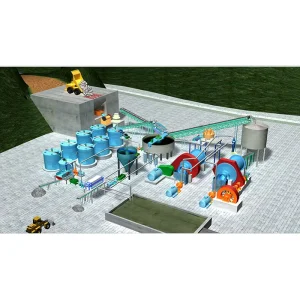 Gold Ore Processing Equipment with Engine and Pump Washing Machine for Gold Mining Easy Operation