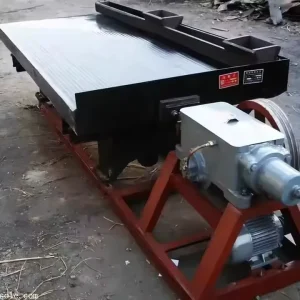 Gold Ore Separator Shaker Table with Motor Bearing Gear Energy Saving Mineral Ore Separation Equipment